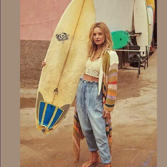 Free People Beach Party Duster Cardigan NWT - Picture 8 of 11